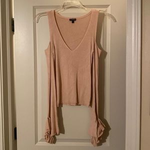 Express cold shoulder top